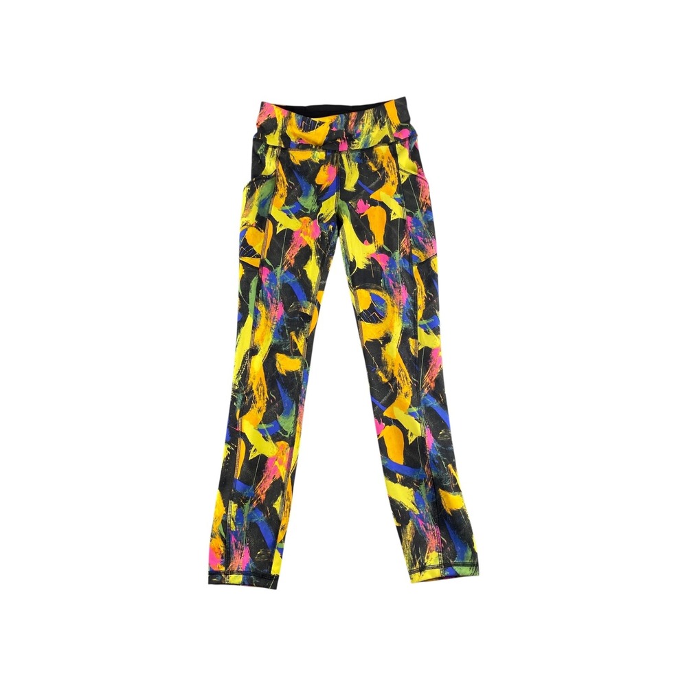 Lululemon Align High Rise Pant Abstract Paint‎ Splatter Multicolored Size 4